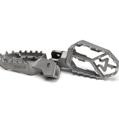 Akrapovic Adventure Footpeg Set (Titanium)