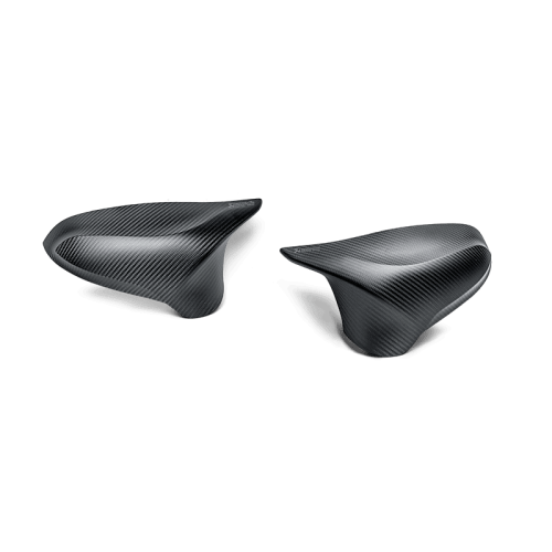 Akrapovic Carbon Fiber Mirror Cap Set - Matte