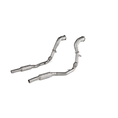 Akrapovic Downpipe / Link pipe set (SS) Audi RS Q8