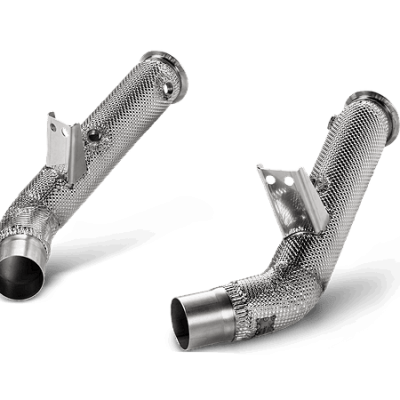 Akrapovic Downpipe Set w/o Cat (SS) Giulia Quadrifoglio